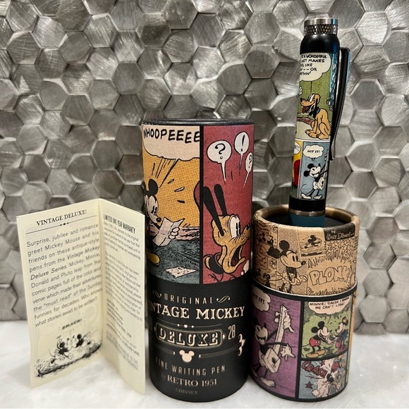 🆕NWOT Extremely Rare Retro 51 Vintage Mickey Mouse Deluxe ‘Jubilee’ Pen - Picture 5 of 7